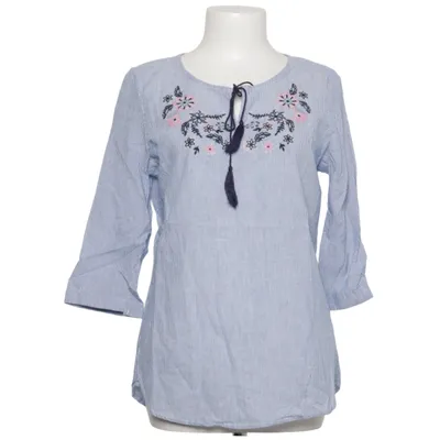 Bluse (Blå, Hvid) fra Infinity Woman Bomuld