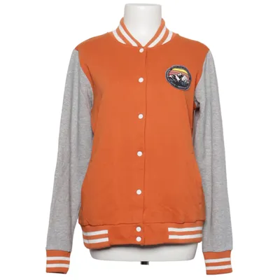 Collegejacka (Orange, Grå, Vit) från EMP Bomull, Polyester