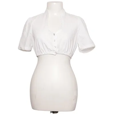Dirndlblus (Vit) från Country Line Bomull, Polyester