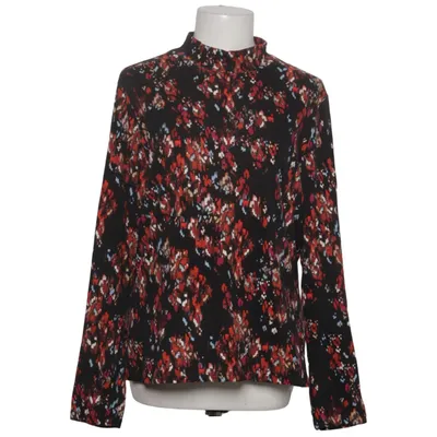 Bluse (Schwarz, Mehrfarbig) von Garcia Baumwolle, Elasthan