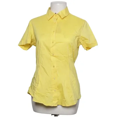 Chemise à manches courtes (Jaune) de Amy Gee Coton, Élasthane, Polyester