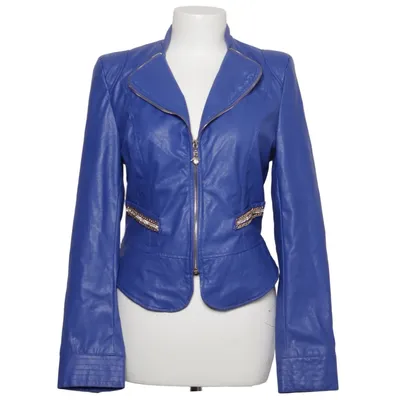 Bikerjakke (Blå) fra Redial Polyester, Polyurethan