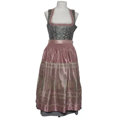 Dirndl (Rosa, Blå, Grön) från Country Line Bomull, Metallfiber, Polyester