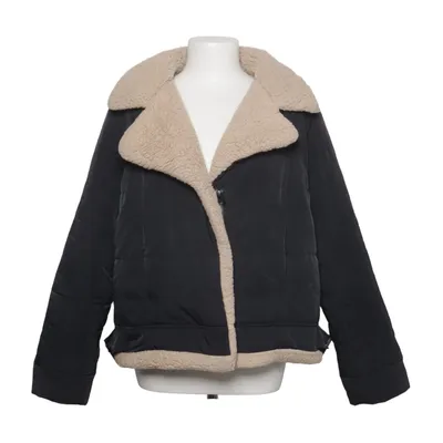 Shearling Jacke (Schwarz, Beige) von Stradivarius Polyamid, Polyester