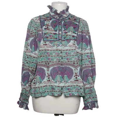 Bluse (Blau, Lila, Mehrfarbig) von Antik Batik Baumwolle