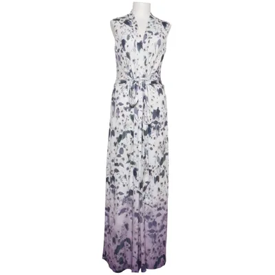 Maxi dress (White, Multicolored) from ESPRIT Elastane, Recycled polyester