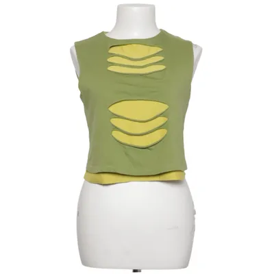 Haut (Vert, Jaune) de Collusion Coton, Élasthane