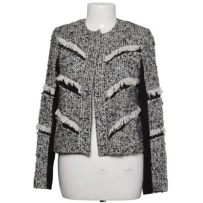 Veste (Gris, Noir, Blanc) de Extenzo Paris Acrylique, Laine d'alpaga, Mohair, Polyamide, Viscose