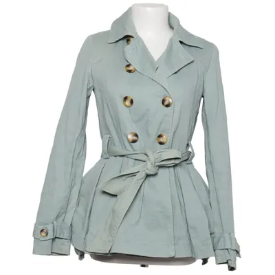 Trench-coat (Vert) de Mint & Berry Coton, Élasthane