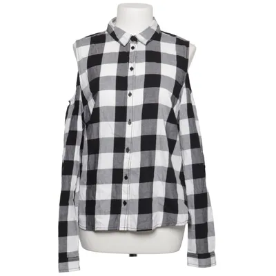 Flannel skjorte (Sort, Hvid) fra CoolCat Bomuld