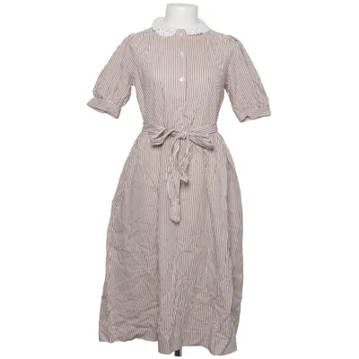 Robe chemise (Blanc, Marron) de Laura Ashley Coton