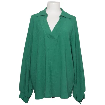 Blouse (Groen) van Azzurro Elastaan, Polyester, Viscose