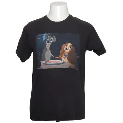 T-shirt (Sort) fra Disney Bomuld