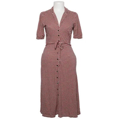 Blousejurk (Rood, Wit, Blauw) van King Louie Elastaan, Viscose