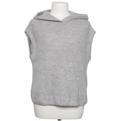 Korte mouwen capuchon sweater (Grijs) van Bonita Alpacawol, Metallvezel, Polyamide, Polyester