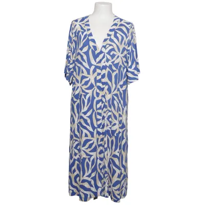 Dress (Blue, Beige) from ONLY Carmakoma Viscose