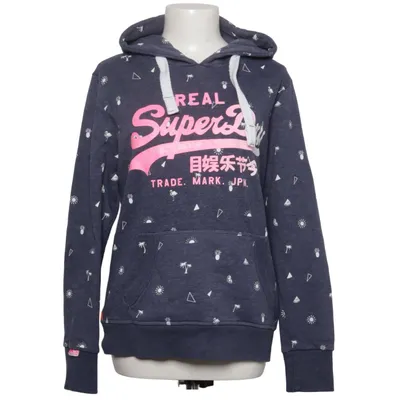 Huvtröja (Blå, Rosa, Vit) från Superdry Bomull, Polyester