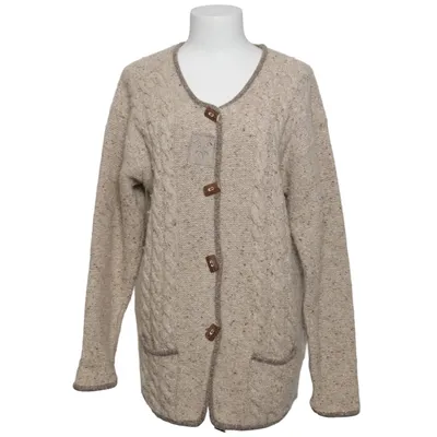 Cardigan (Beige) de Distler Coton, Polyester, Laine