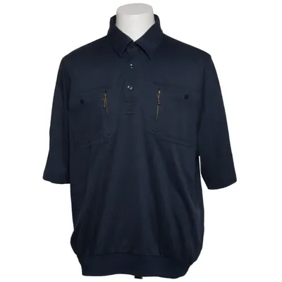 T-shirt (Blauw) van Senator Katoen, Polyester