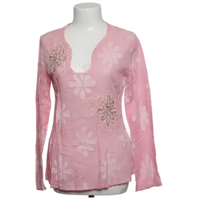Bluse (Pink, Weiß) von Equipment Baumwolle
