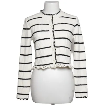 Strickjacke (Weiß, Schwarz) von Claudie Pierlot Baumwolle, Polyamid, Viskose