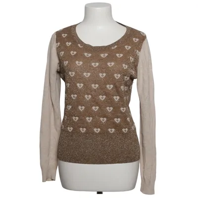 Sweater (Beige, Gold) from Marella Angora, Cashmere, Metallic fiber, Polyamide, Polyester, Viscose, Wool