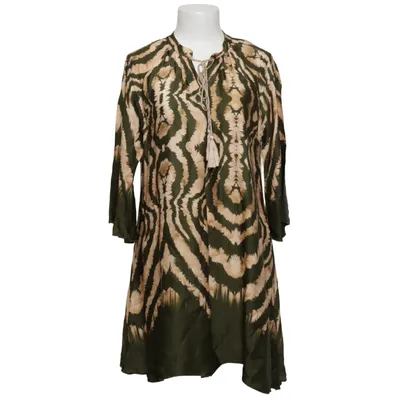 Tunique (Vert, Beige) de Made in italy Soie, Viscose