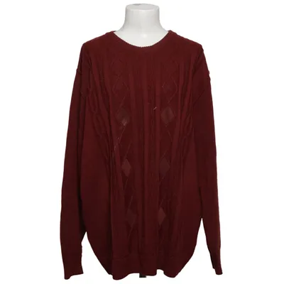 Pull-over (Rouge) de Detlev Albers Acrylique, Polyester, Polyuréthane, Laine
