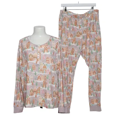 Pyjamasz (Pink, Flerfarvet) fra Bath & Body Works Elastan, Polyester, Viscose