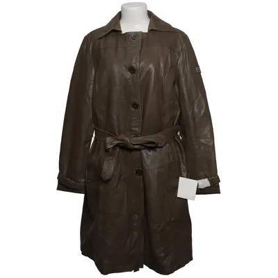 Ledermantel (Grün) von Otto Kern Leder, Polyester