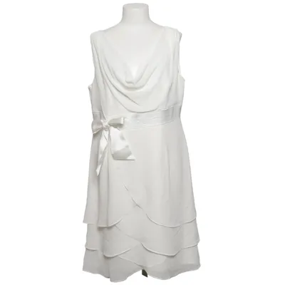 Cocktail dress (White) from MarieNoir Acetate, Polyester