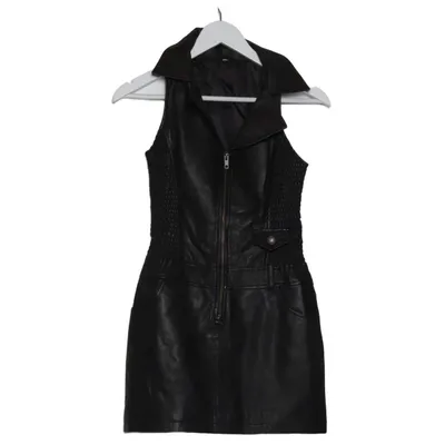 Läderklänning (Svart) från Ricano Skinn, Polyester