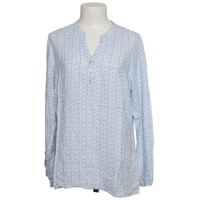 Blouse (Bleu, Blanc) de Gina Laura Collection Viscose