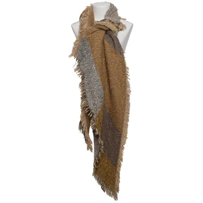 Schal (Grau, Gelb, Mehrfarbig) von Scarfs 4 You Polyester