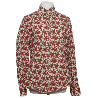 Shirt (White, Red, Green) from Barbour Cotton
