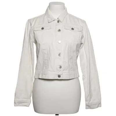 Veste en jean (Blanc) de Denim Miss Selfridge Coton