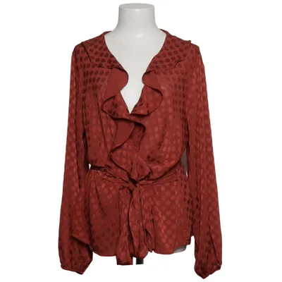 Wickelbluse (Braun) von Max Studio