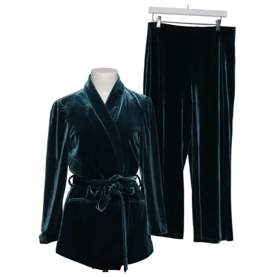 Set (Blau) von Jake*s Collection Acetat, Elasthan, Polyester, Viskose
