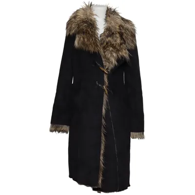 Shearling Jacke (Grau) von Sarah Kern Acryl, Polyester