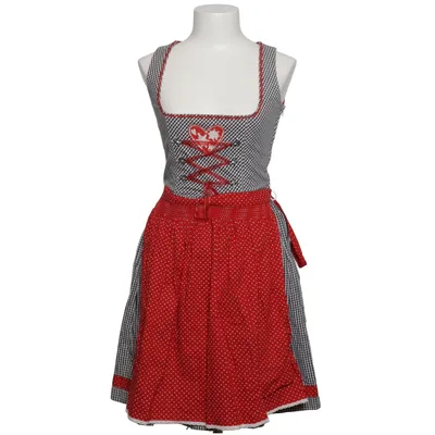 Dirndl (Red, Black, White) from Lekra Cotton