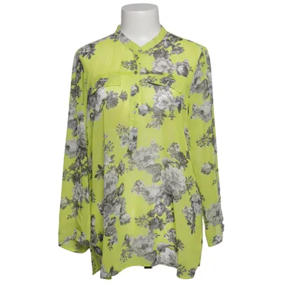 Blouse (Green, Gray, White) from M&Co Polyester