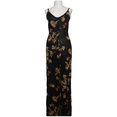 Maxikleid (Schwarz, Gelb, Orange) von Georges Rech Cupro, Viskose
