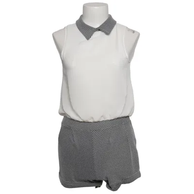 Byxdress (Vit, Svart) från Kiah Elastan, Polyester
