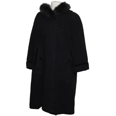 Frakke (Grå) fra Baronia Mohair, Polyamid, Polyester, Uld