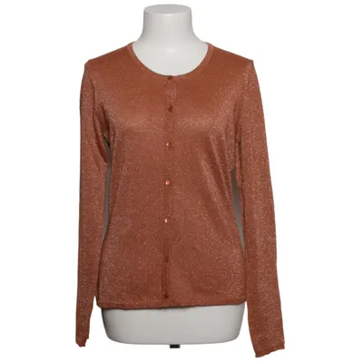 Cardigan (Bruin) van Brigitte von Boch Metallvezel