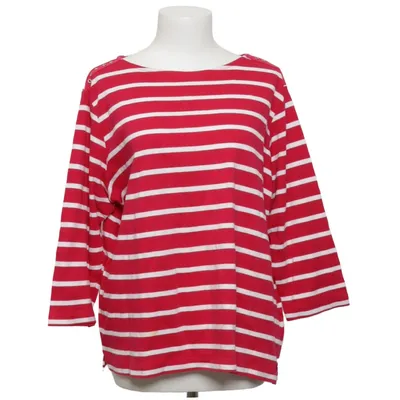 T-shirt à manches longues (Rouge, Blanc) de Clarina Collection Coton