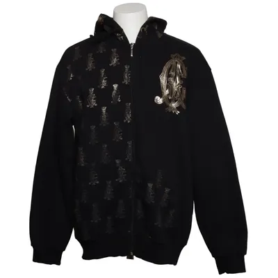 Kapuzenpullover (Schwarz, Gold) von Christian Audigier Baumwolle