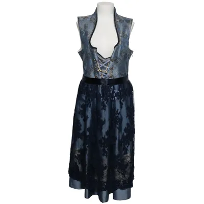 Dirndl (Blauw, Zilver) van Edelnice Trachtenmode