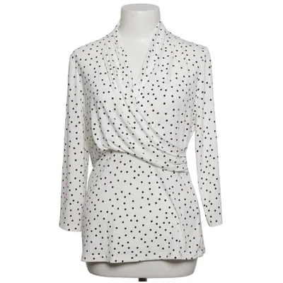 Wikkelblouse (Wit, Zwart) van DKNY Elastaan, Polyester