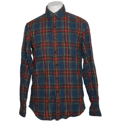 Chemise en flanelle (Bleu, Rouge, Vert) de L.L. Bean Coton